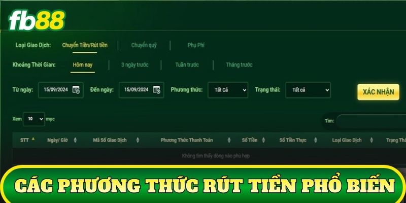 Rút Tiền FB88 Mượt Mà, Chuẩn Quy Trình Cho Cược Thủ