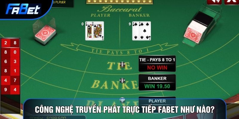Baccarat Live Fabet: Trải Nghiệm Công Nghệ Sòng Bạc Đỉnh Cao